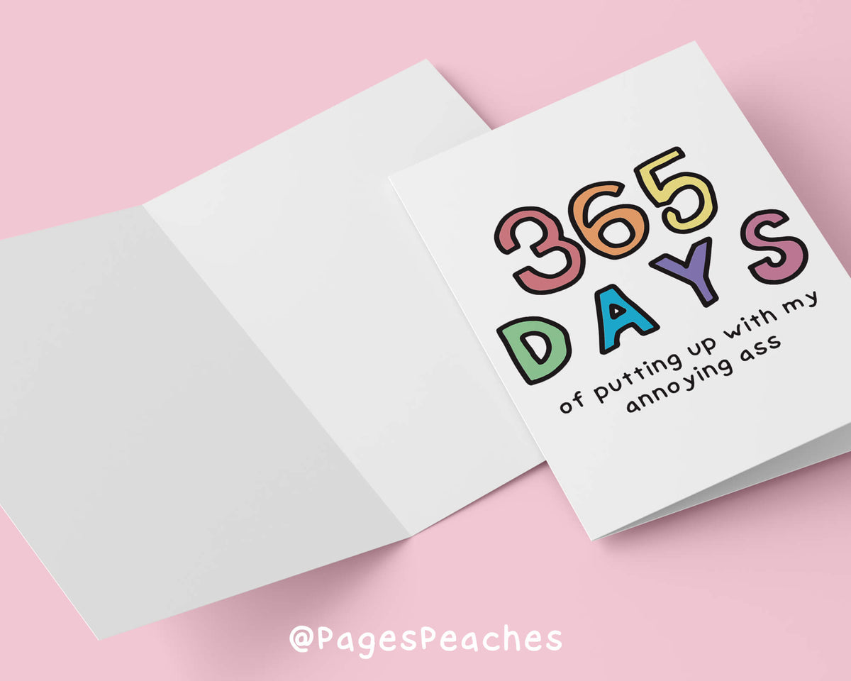 365 Days Card