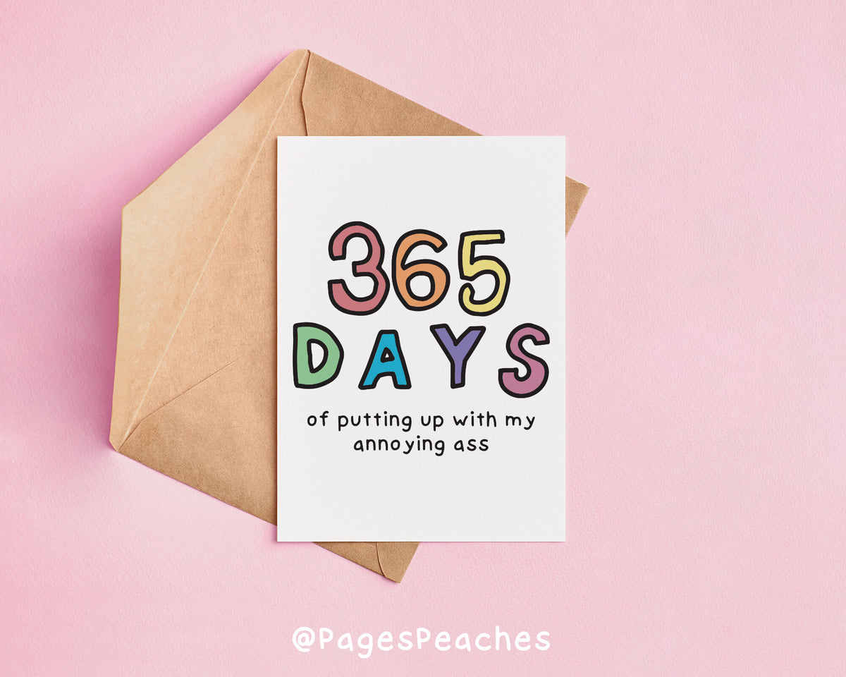 365 Days Card