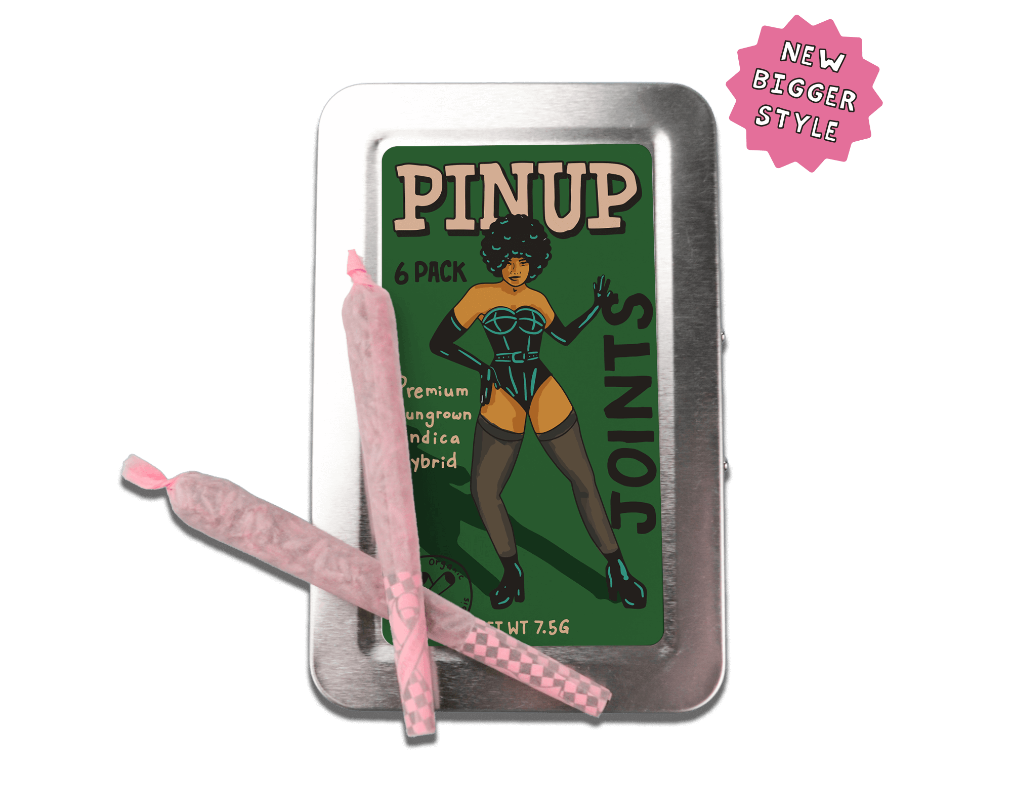 a tin with a pinup stick in it