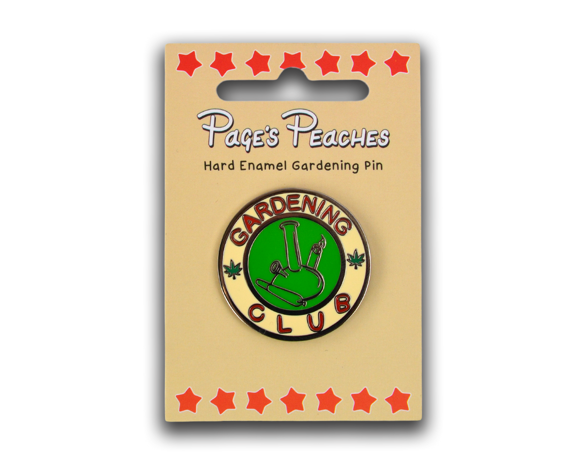 Hard Enamel Gardening Club Pin