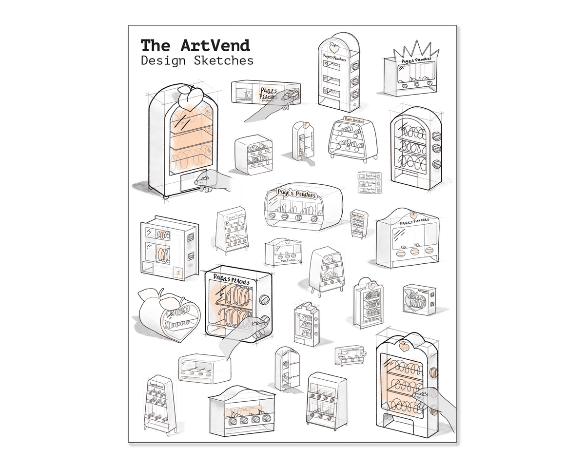 The ArtVend Design Sketches 11x14 Art Print