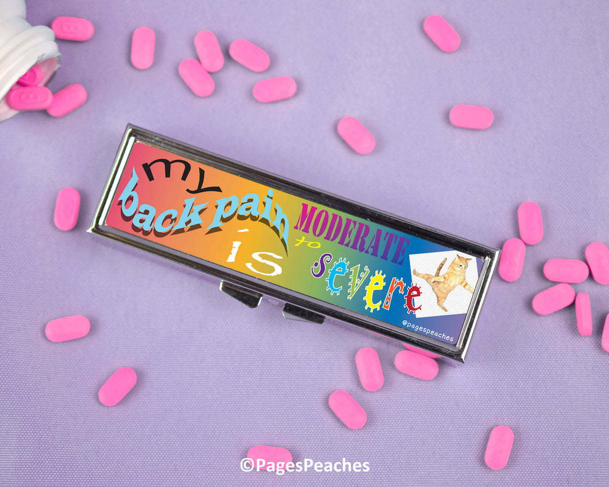 Back Pain MINI 7 Day Pill Case