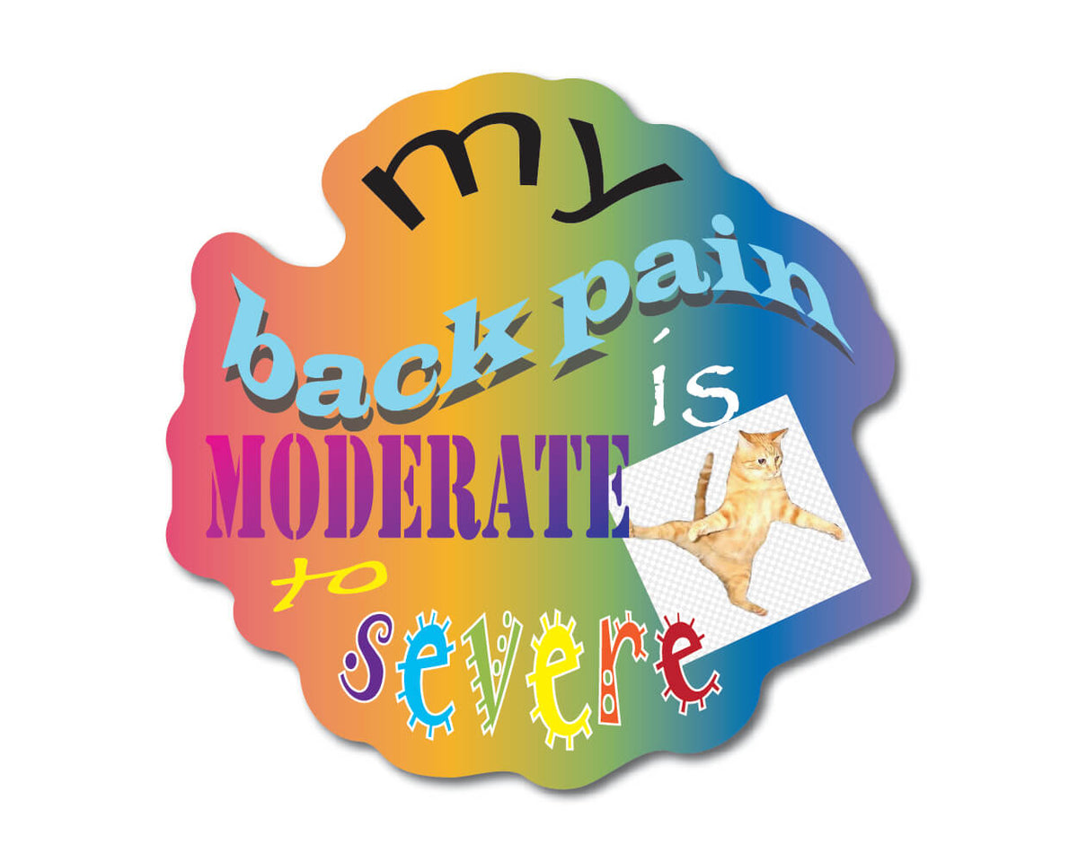 Mini Back Pain Sticker