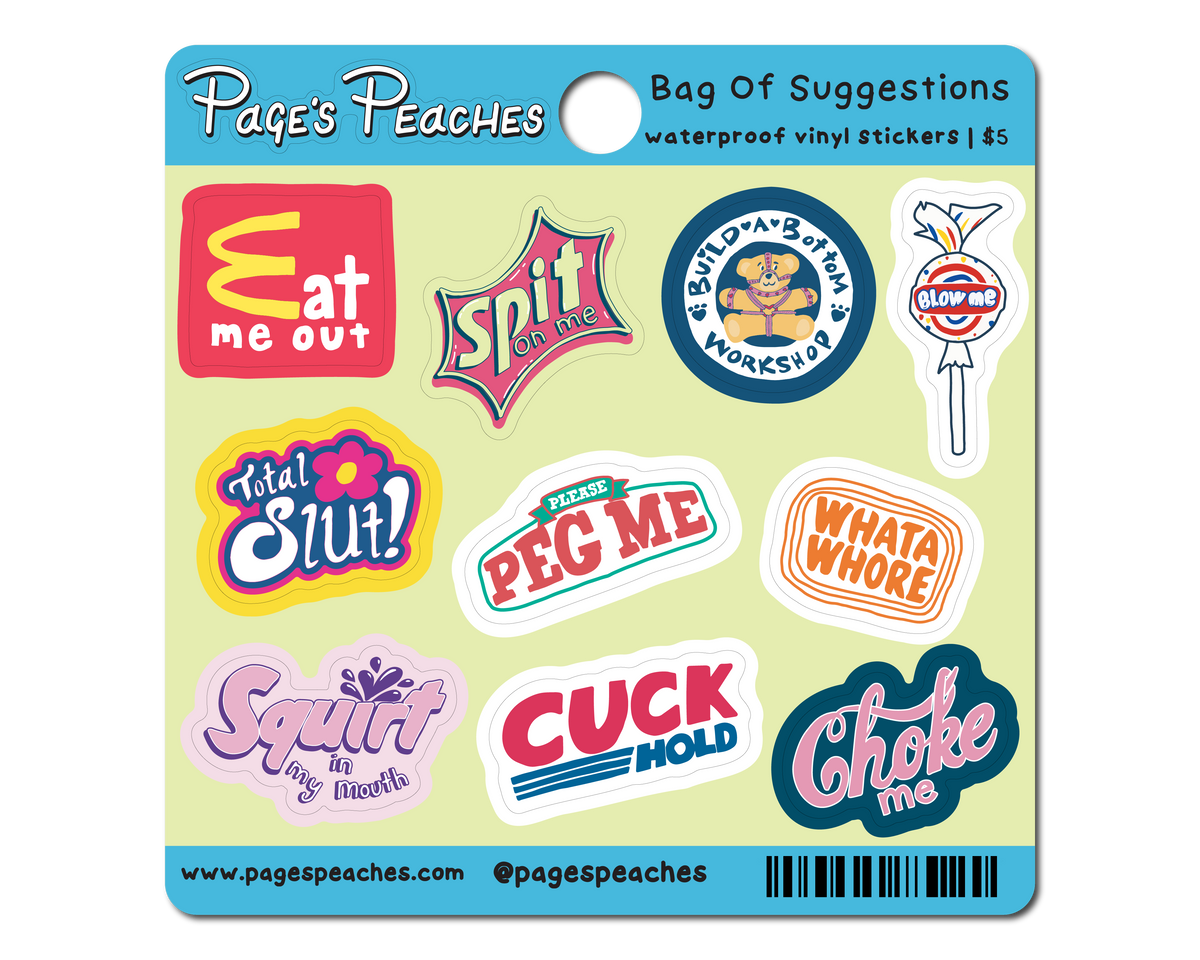 Bag of Suggestions Mini Stickers