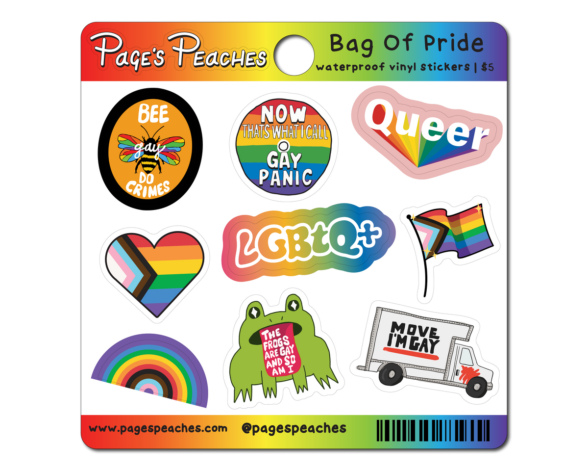 Bag Of Pride Mini Stickers