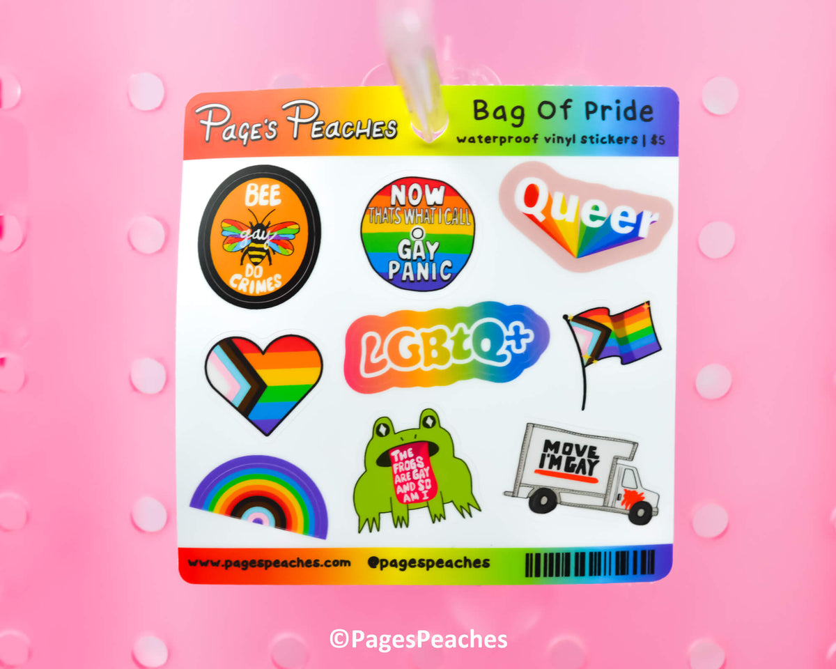 Bag Of Pride Mini Stickers