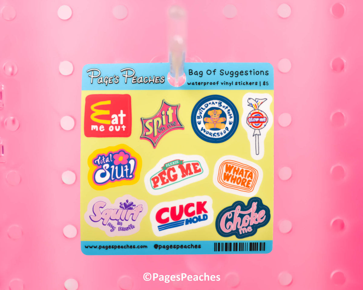 Bag of Suggestions Mini Stickers