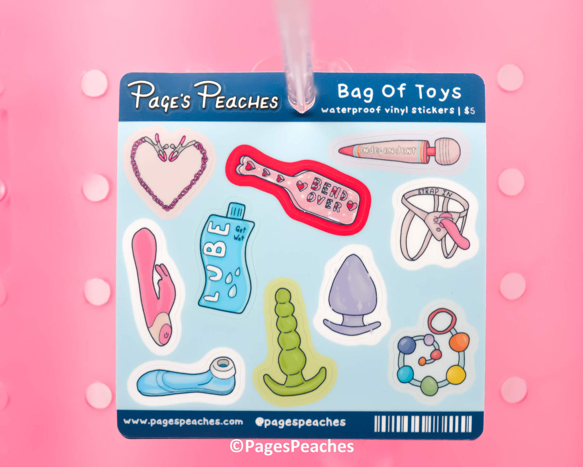 Bag of Toys Mini Stickers