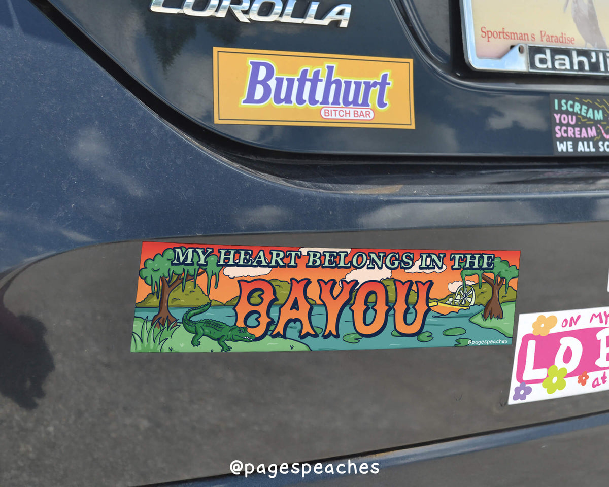 Bayou Bumper Sticker