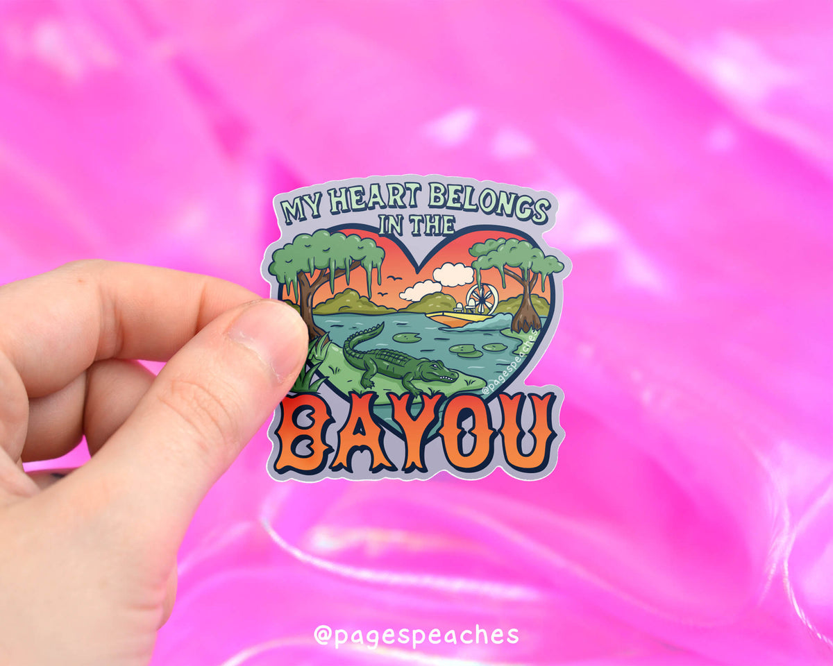 Large In The Bayou Sticker
