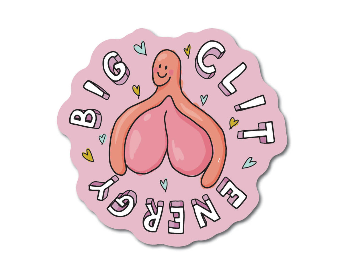 Mini Big Clit Energy Sticker