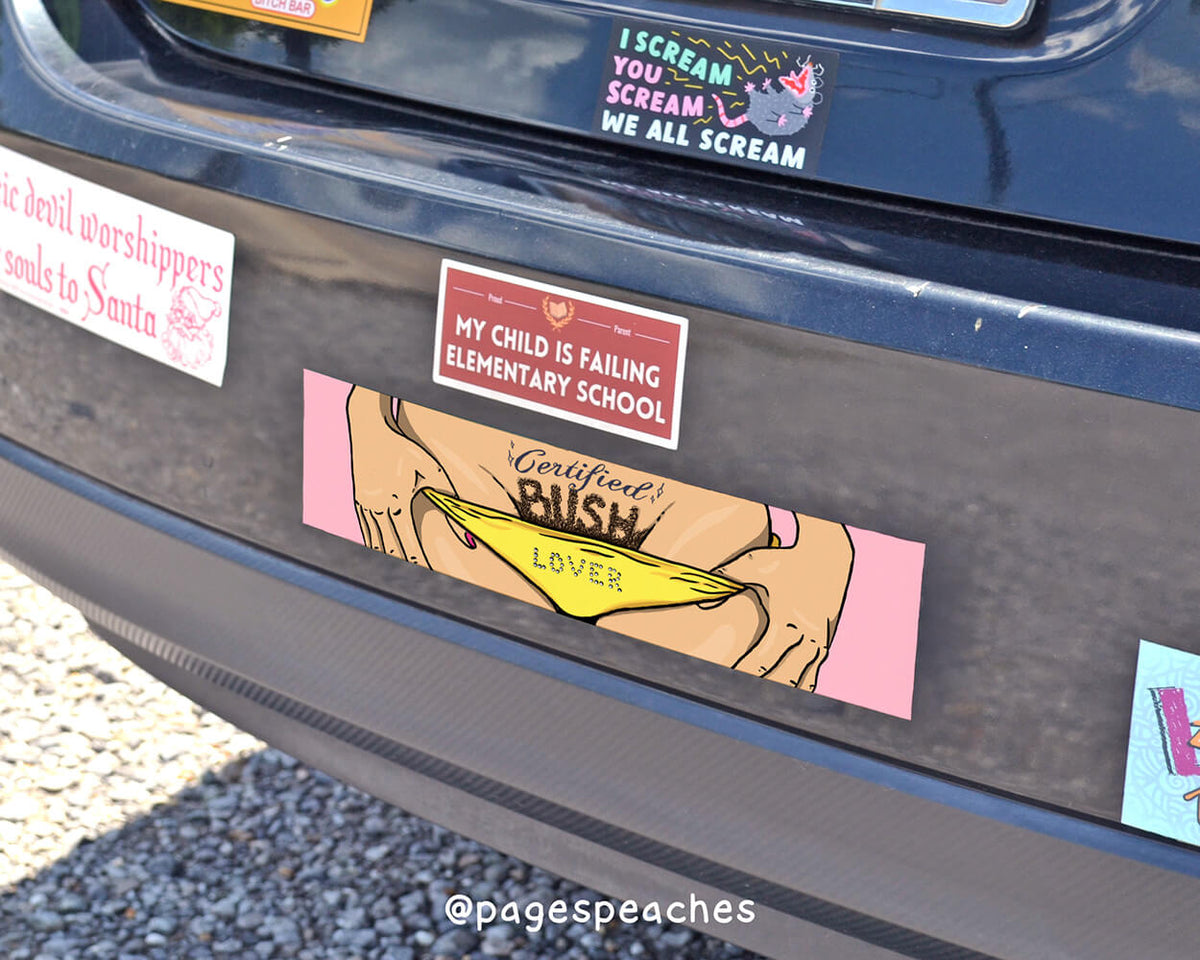 Bush Lover Bumper Sticker