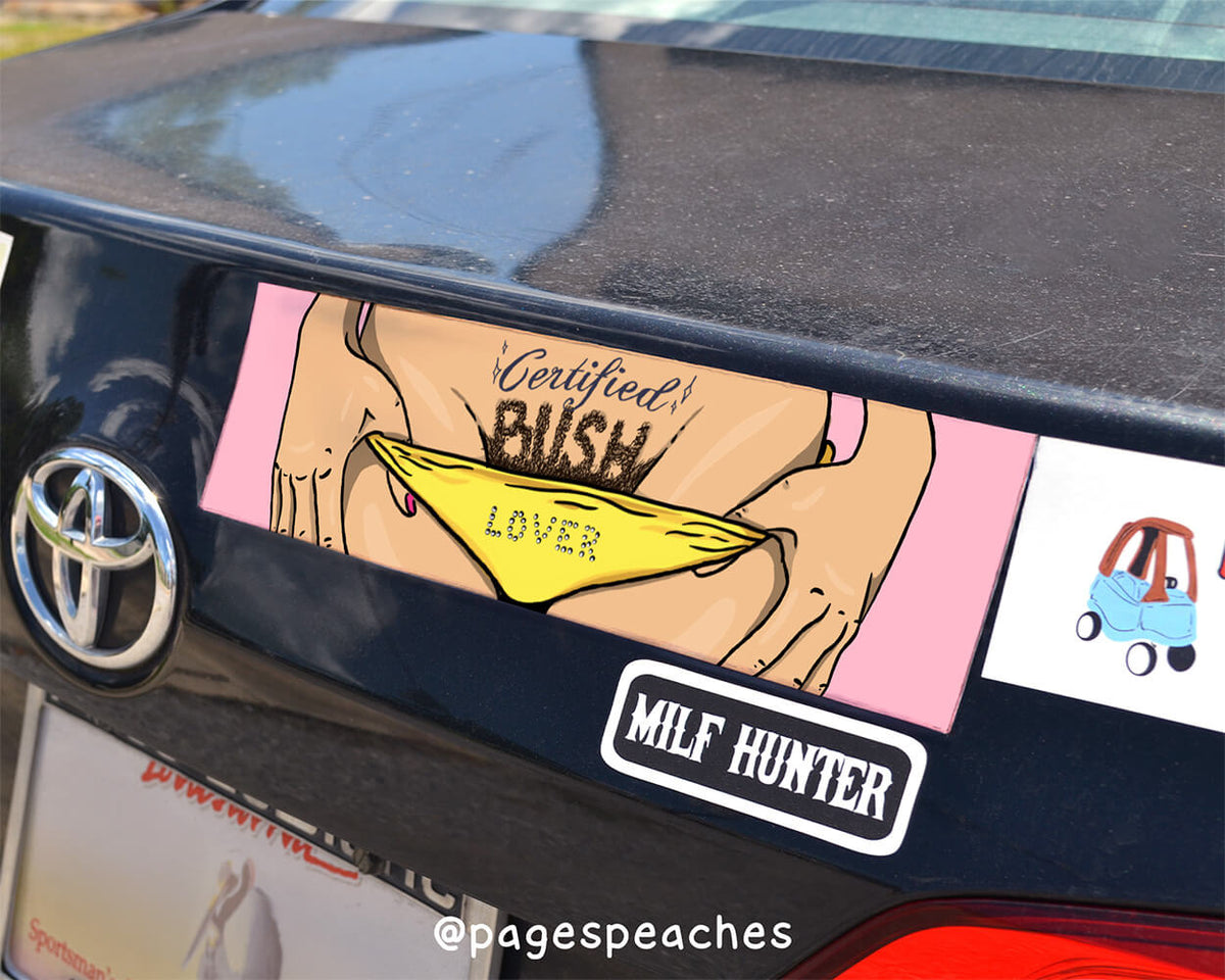 Bush Lover Bumper Sticker