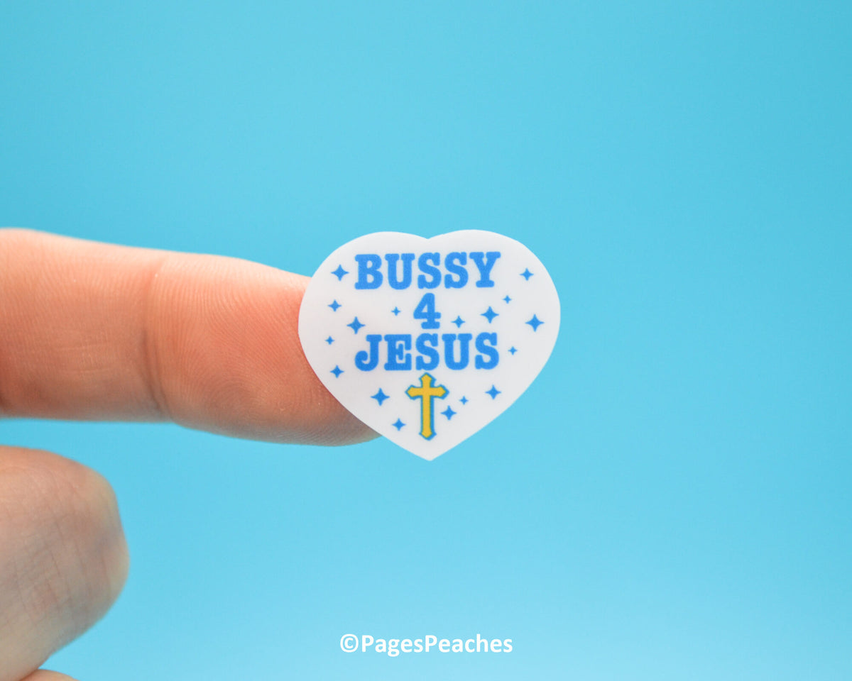 Mini Bussy For Jesus Sticker