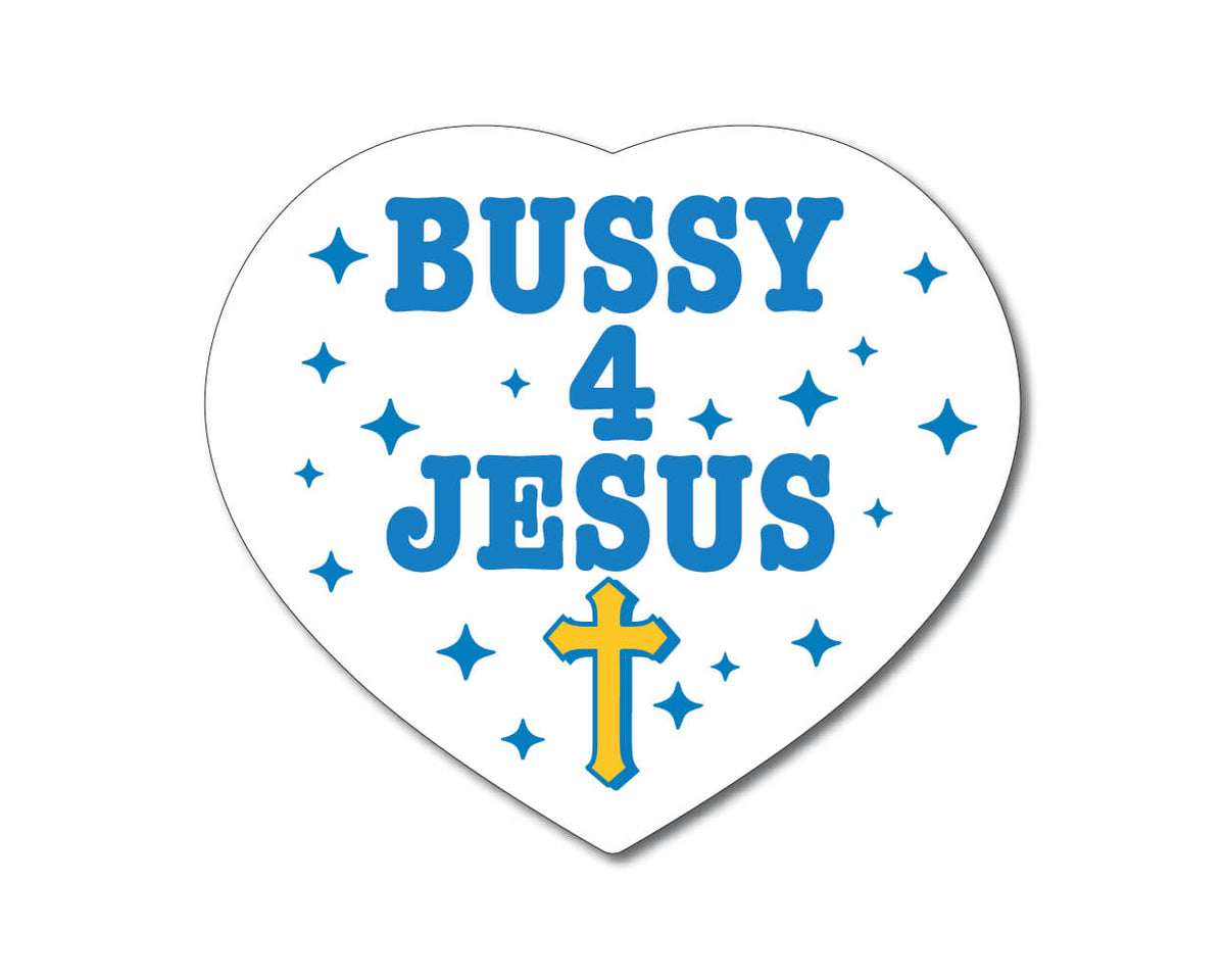 Mini Bussy For Jesus Sticker