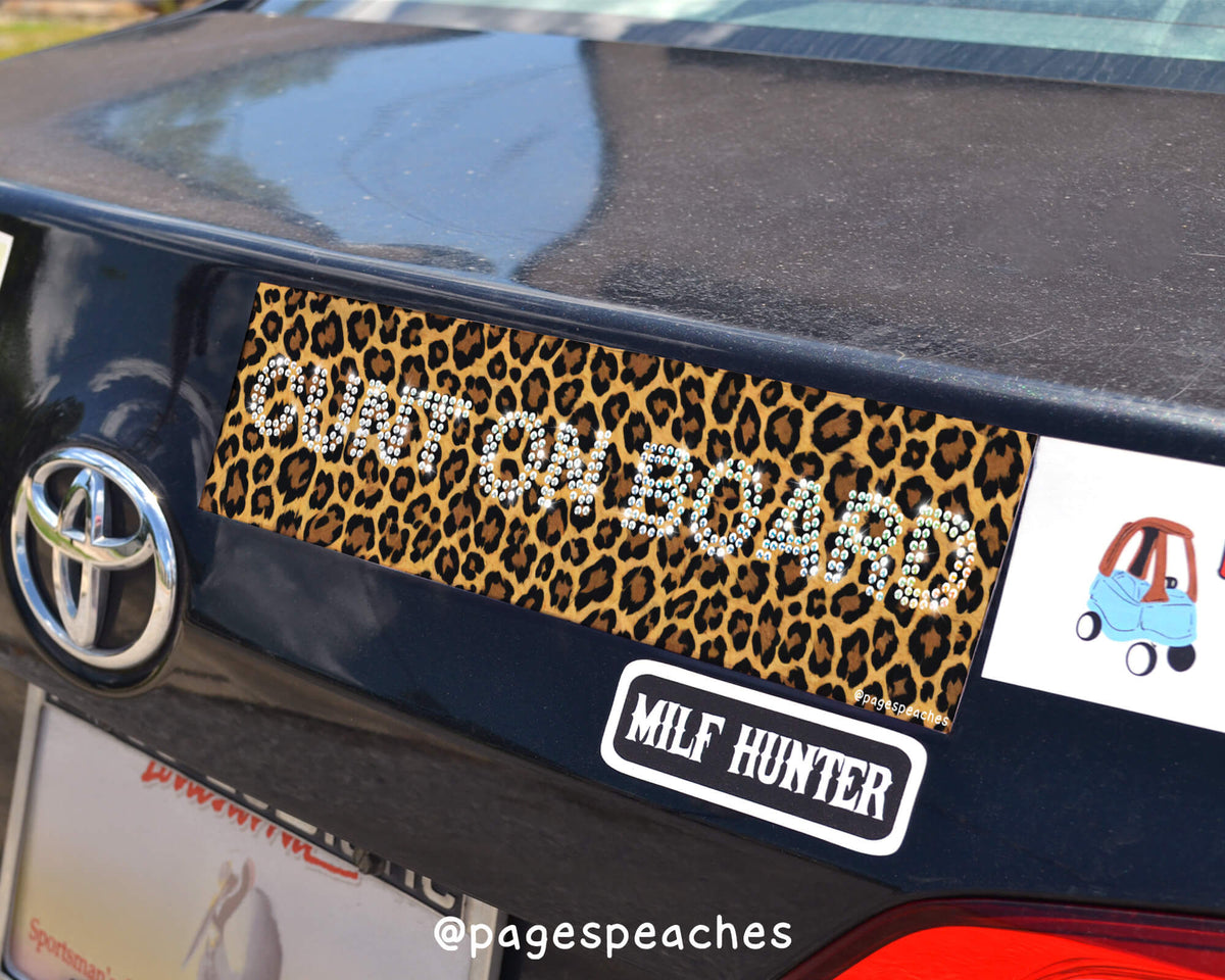 Cunt On Board Bumper Sticker