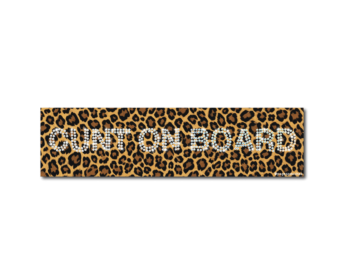 Cunt On Board Bumper Sticker