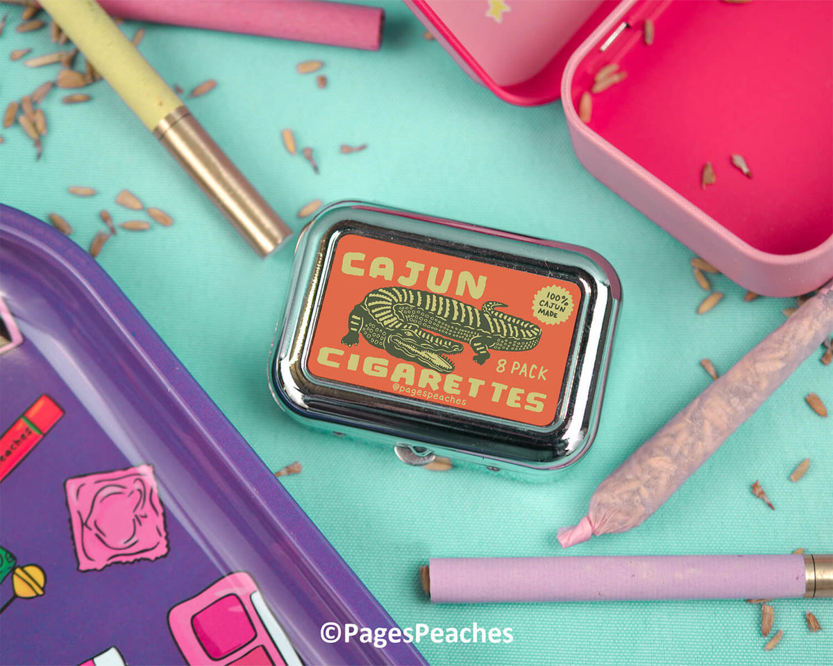 Cajun Cigarettes Portable Ashtray