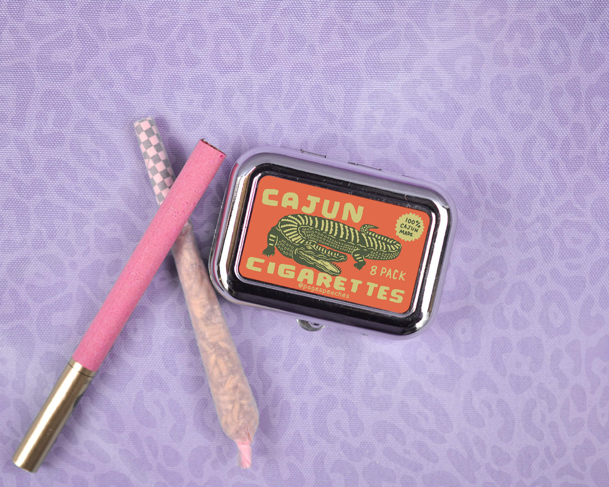 Cajun Cigarettes Portable Ashtray