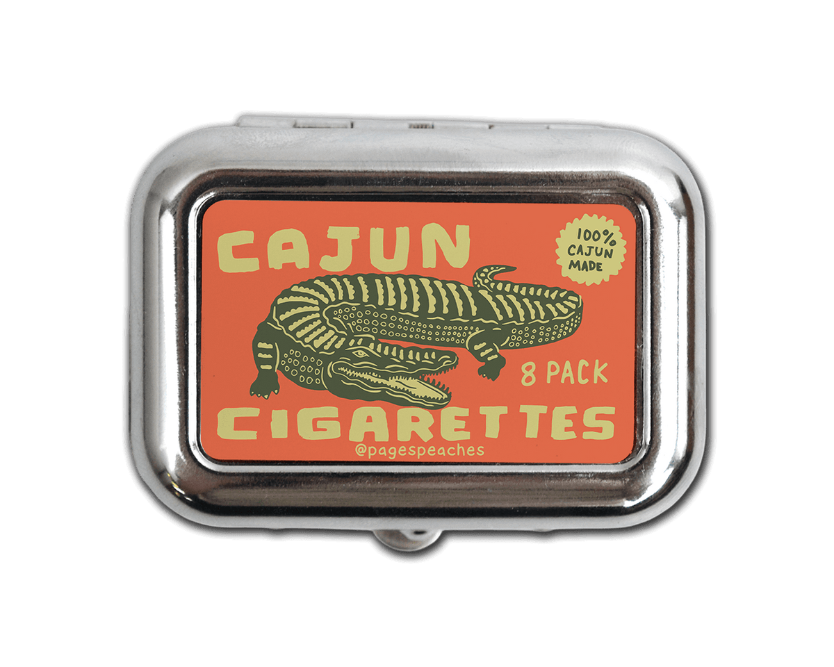 Cajun Cigarettes Portable Ashtray