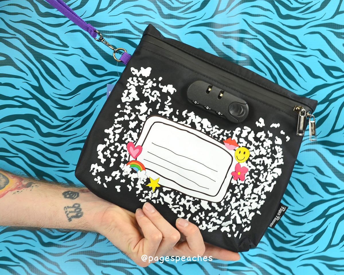 Composition Lockable Pouch