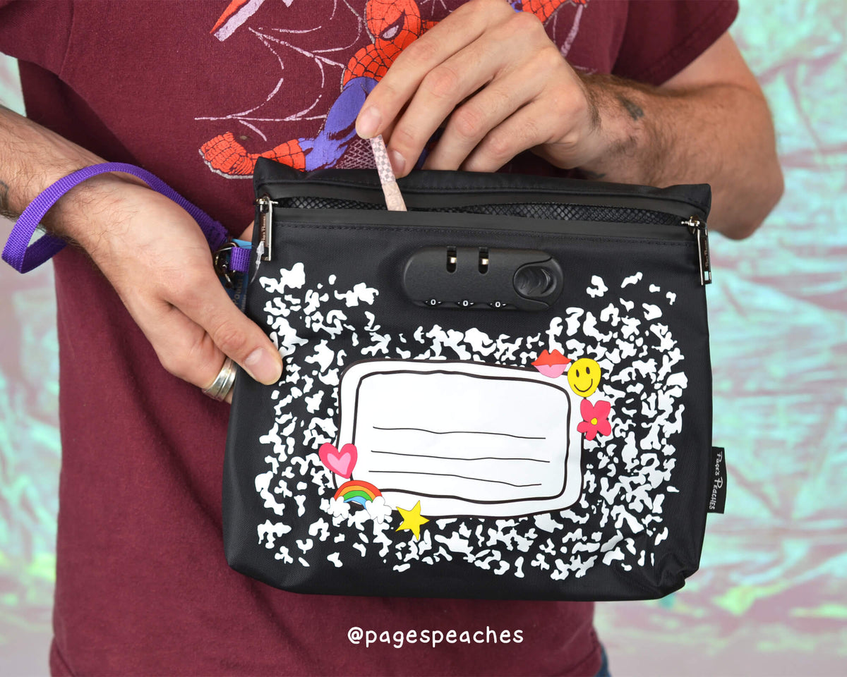 Composition Lockable Pouch