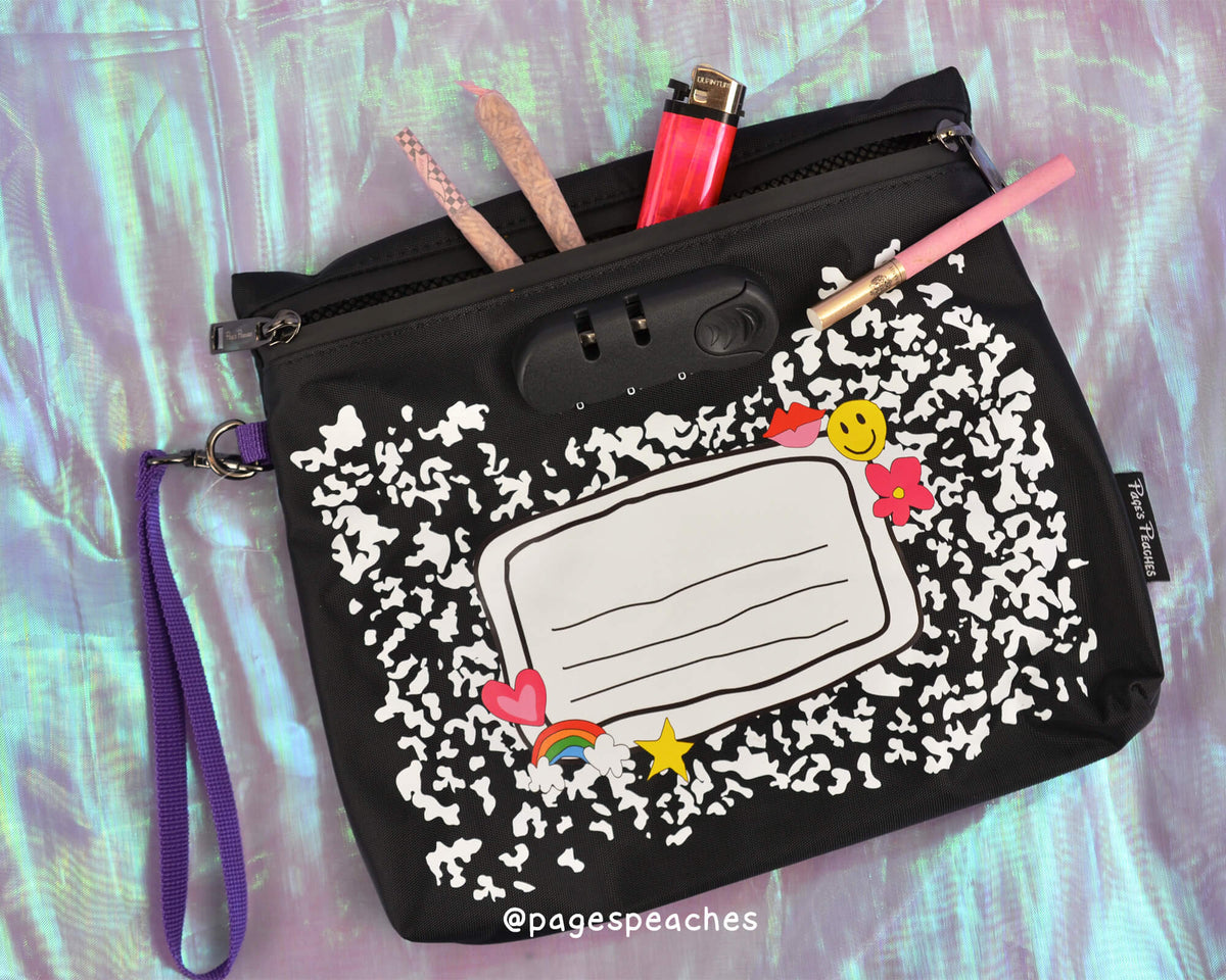 Composition Lockable Pouch