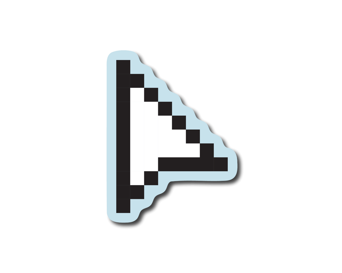 Cursor For Mini Sub Mini 8Bit Cursor Sticker - Pages Peaches