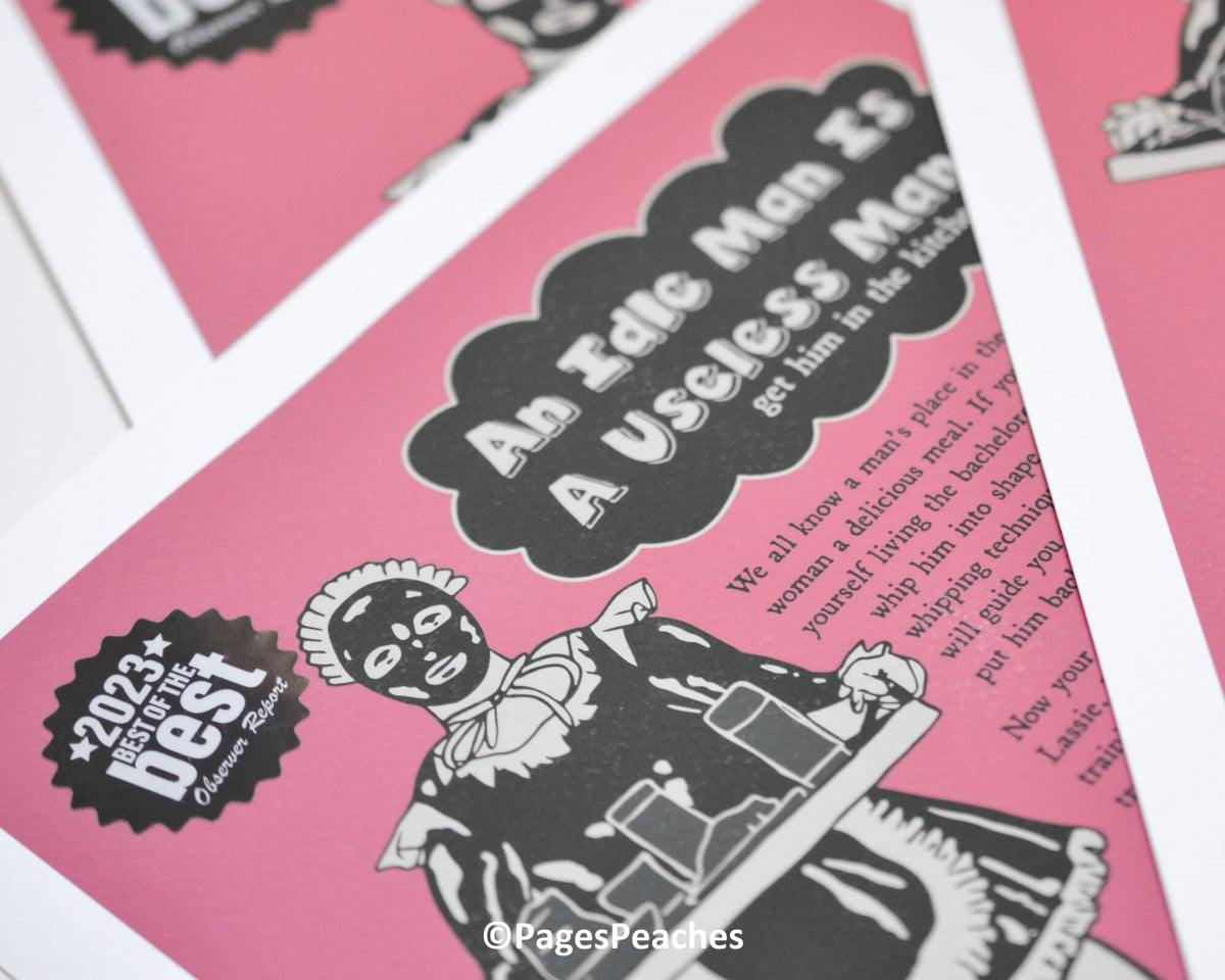 LIMITED EDITION Idle Man Print