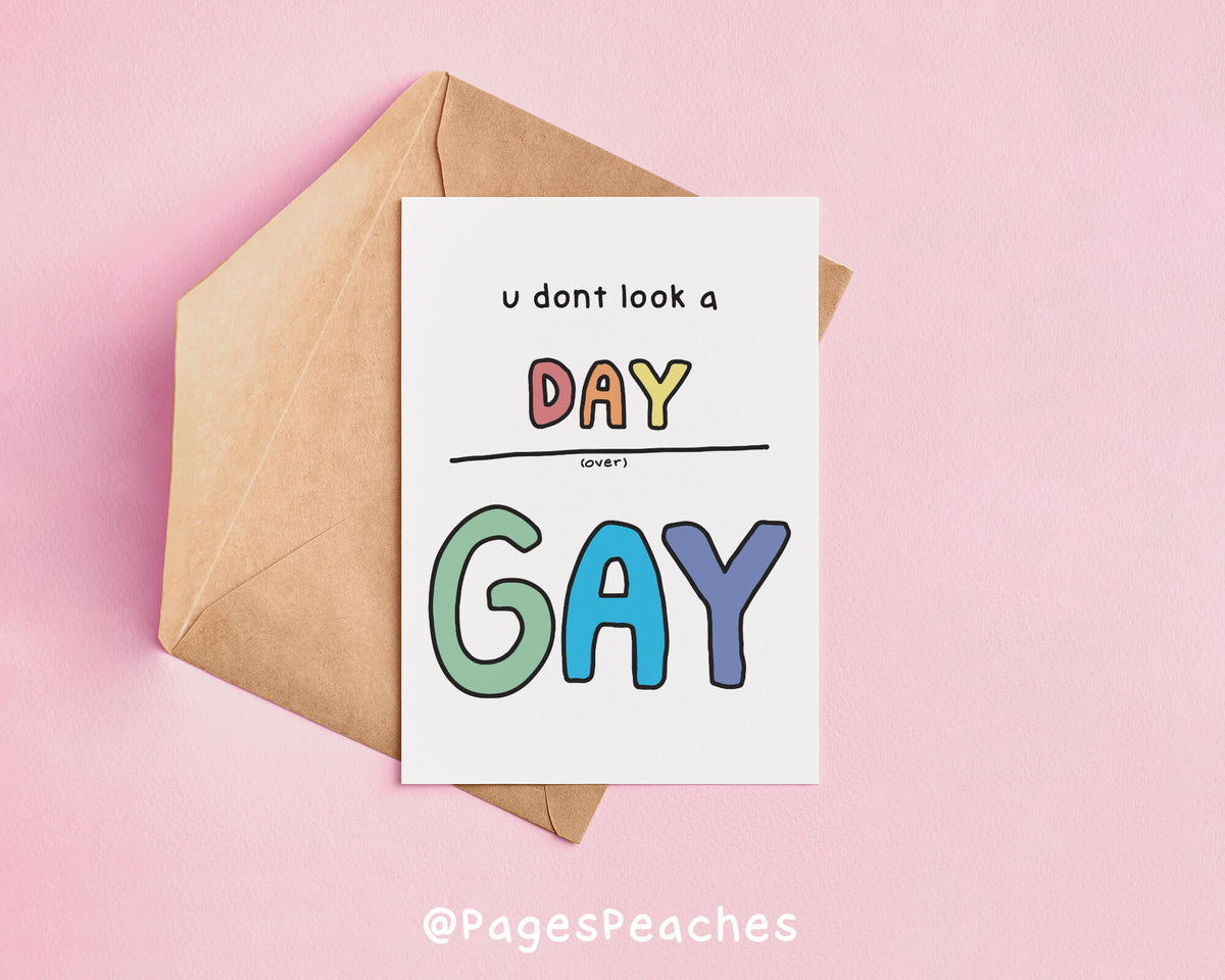 Day Over Gay Card