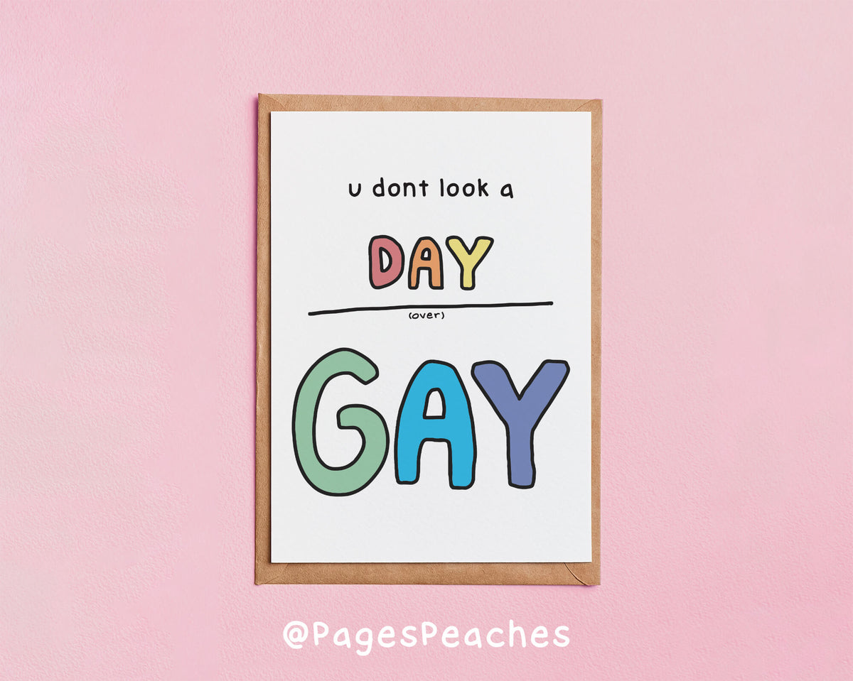 Day Over Gay Card