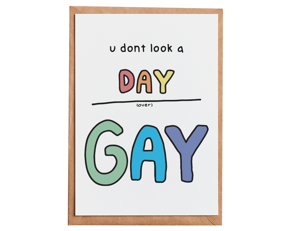Day Over Gay Card
