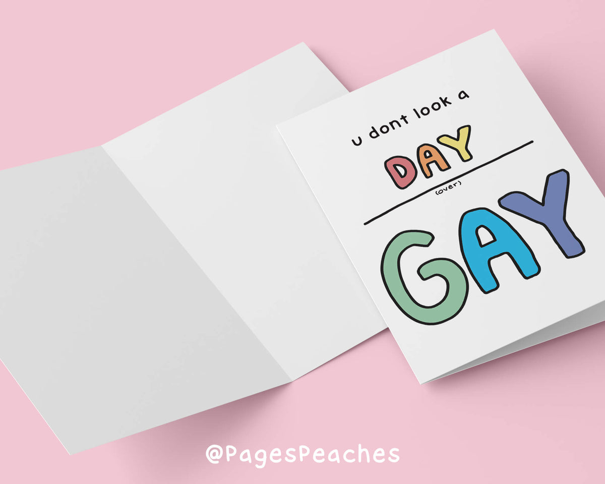 Day Over Gay Card