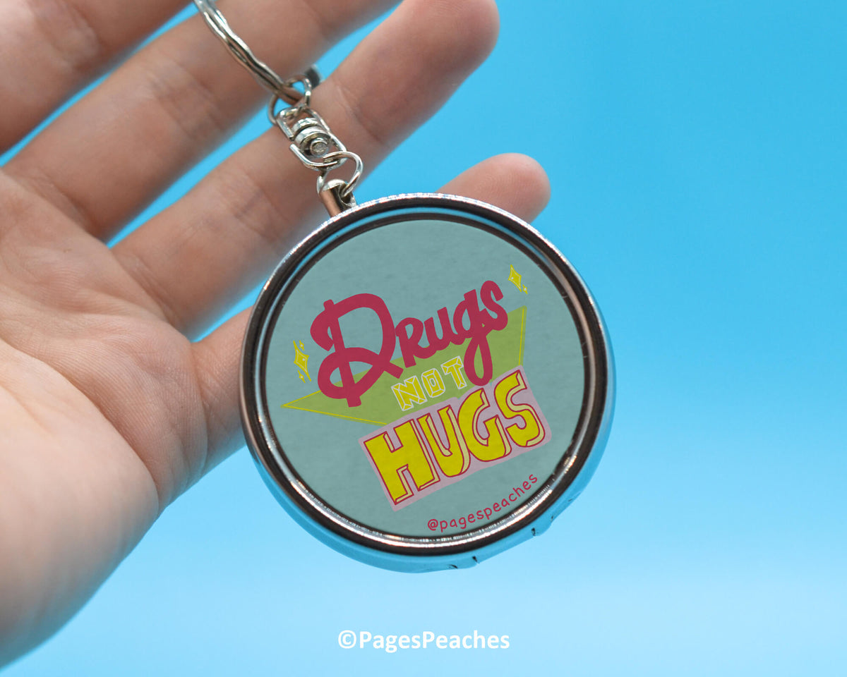 PREORDER APRIL/MAY Drugs Not Hugs Pill Case