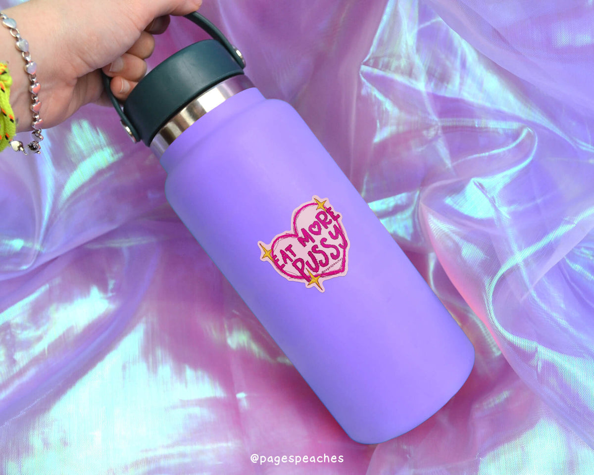 Large Eat More Pussy Sticker