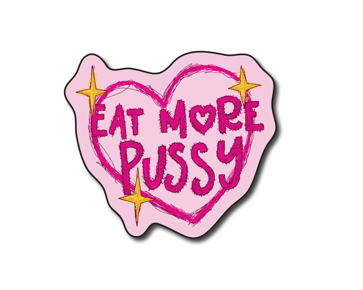 Mini Eat More Pussy Sticker