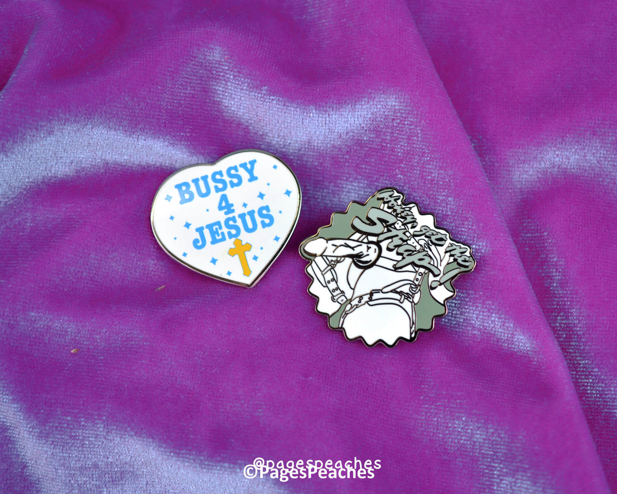 Bussy For Jesus Pin