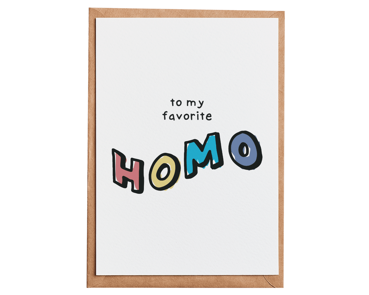 Fav Homo Card