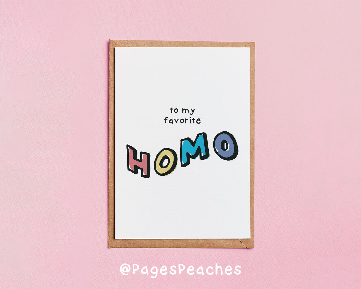 Fav Homo Card