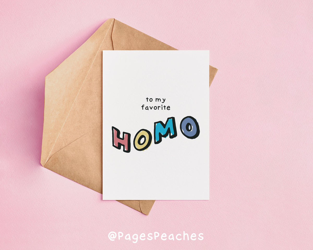 Fav Homo Card