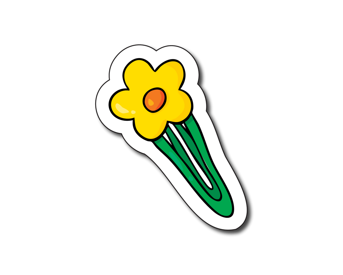 Mini Flower Clip Sticker