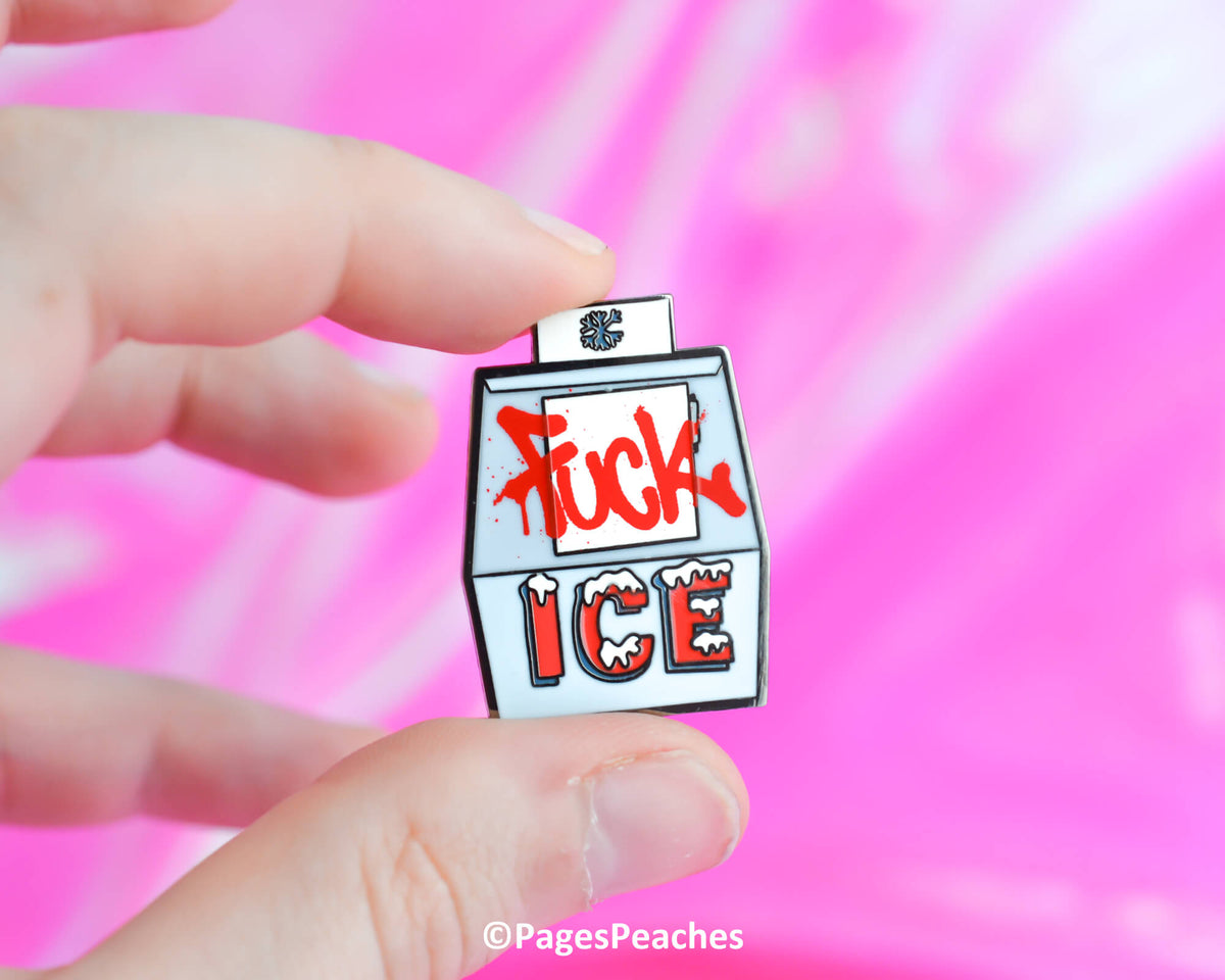 Hard Enamel Fuck Ice Pin