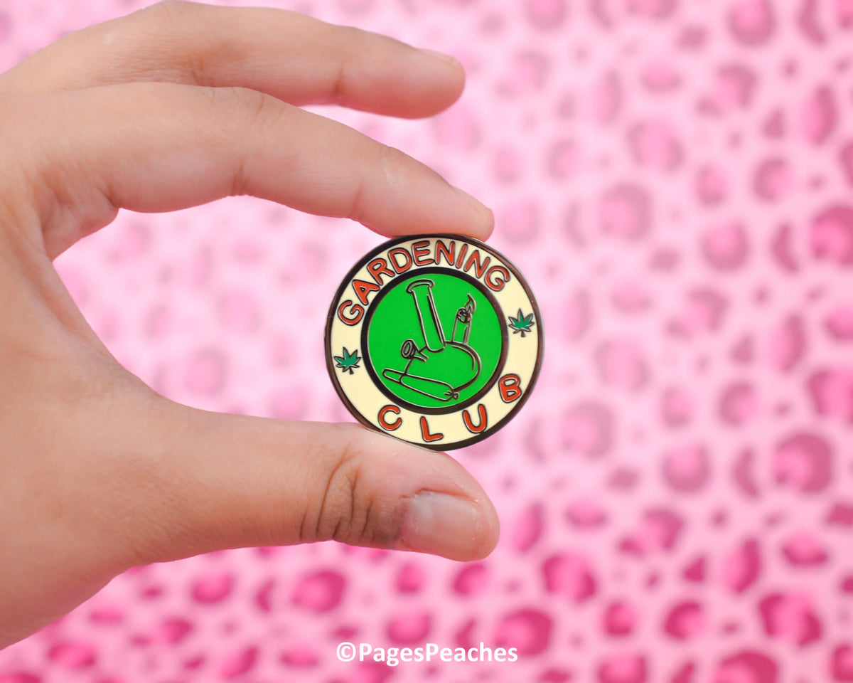 Hard Enamel Gardening Club Pin