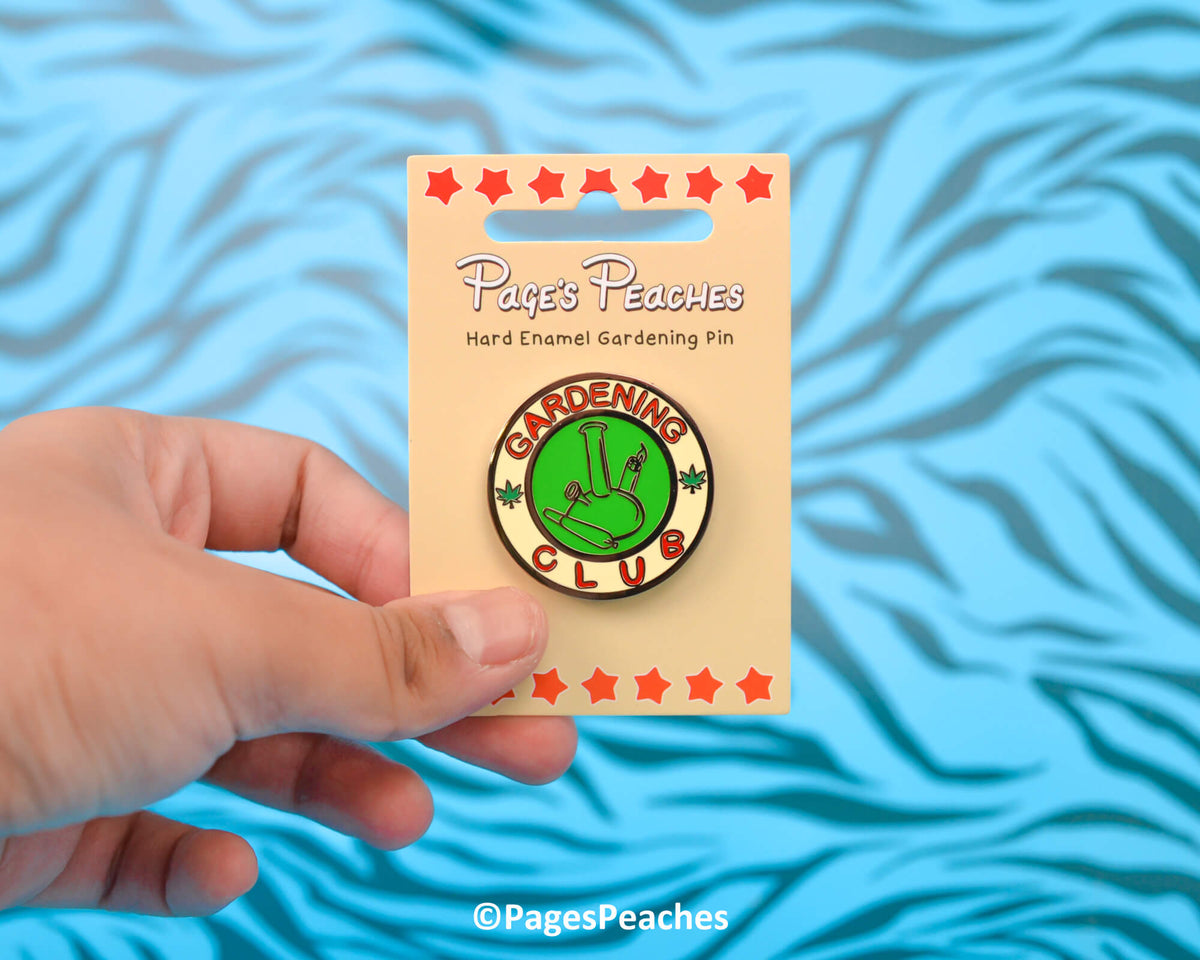 Hard Enamel Gardening Club Pin