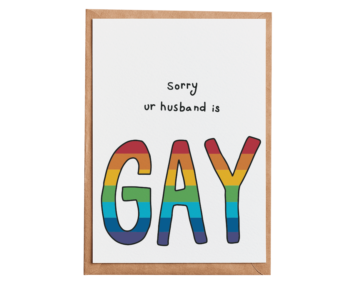 Gay Husband Card