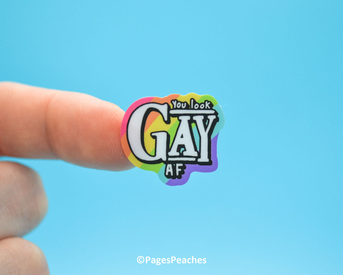 Mini Gay AF Sticker