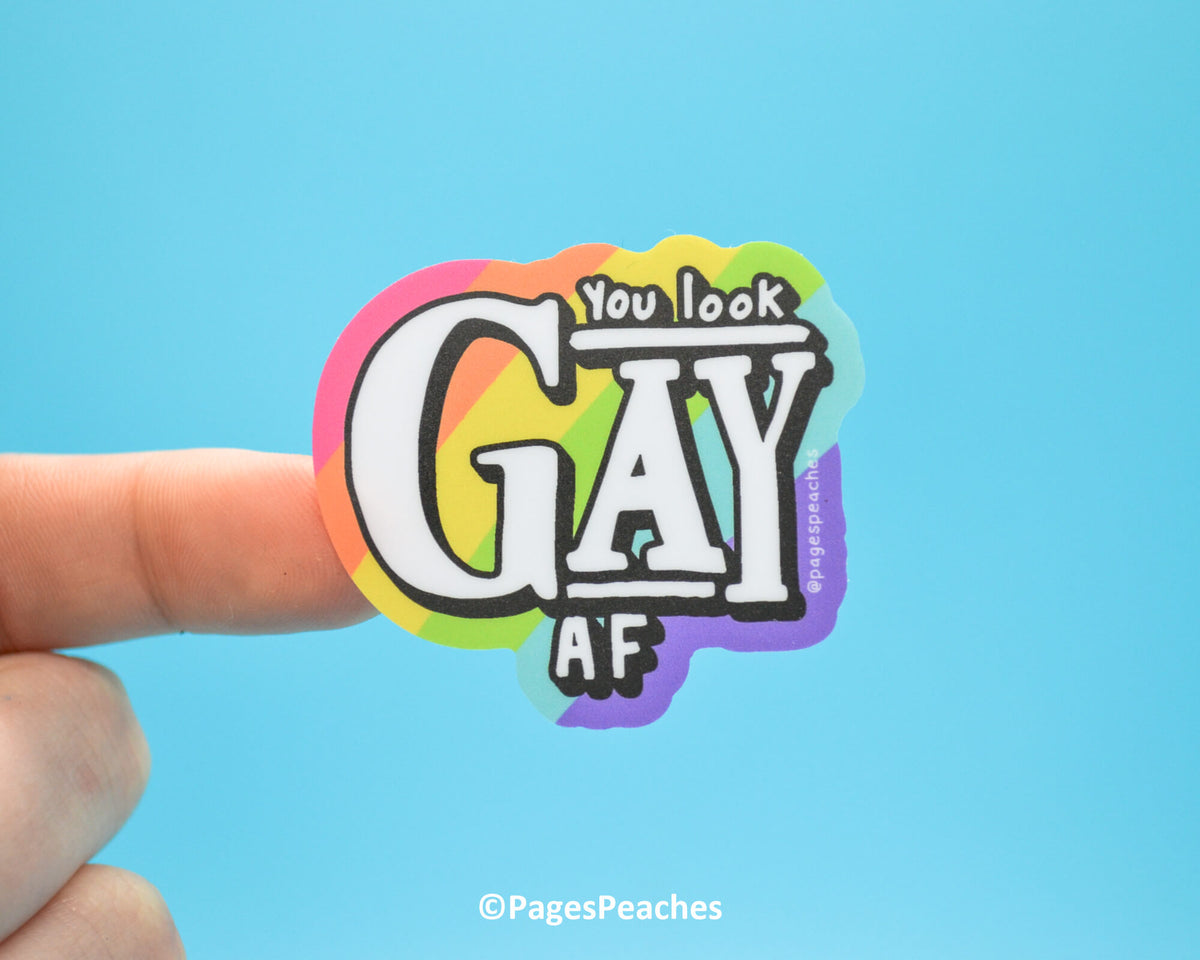 Large Gay AF Sticker