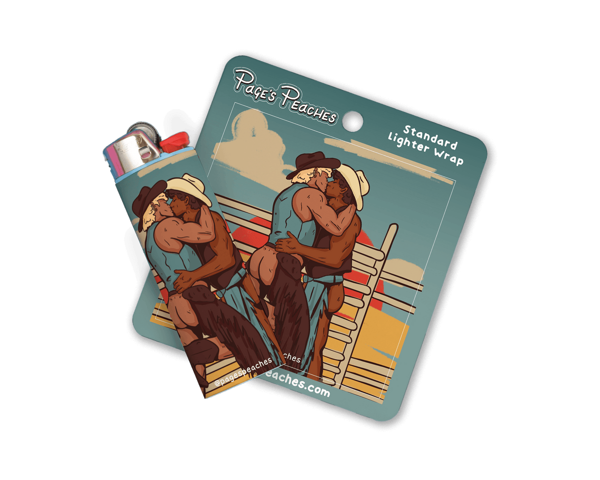 Gay Cowboy Lighter Wrap