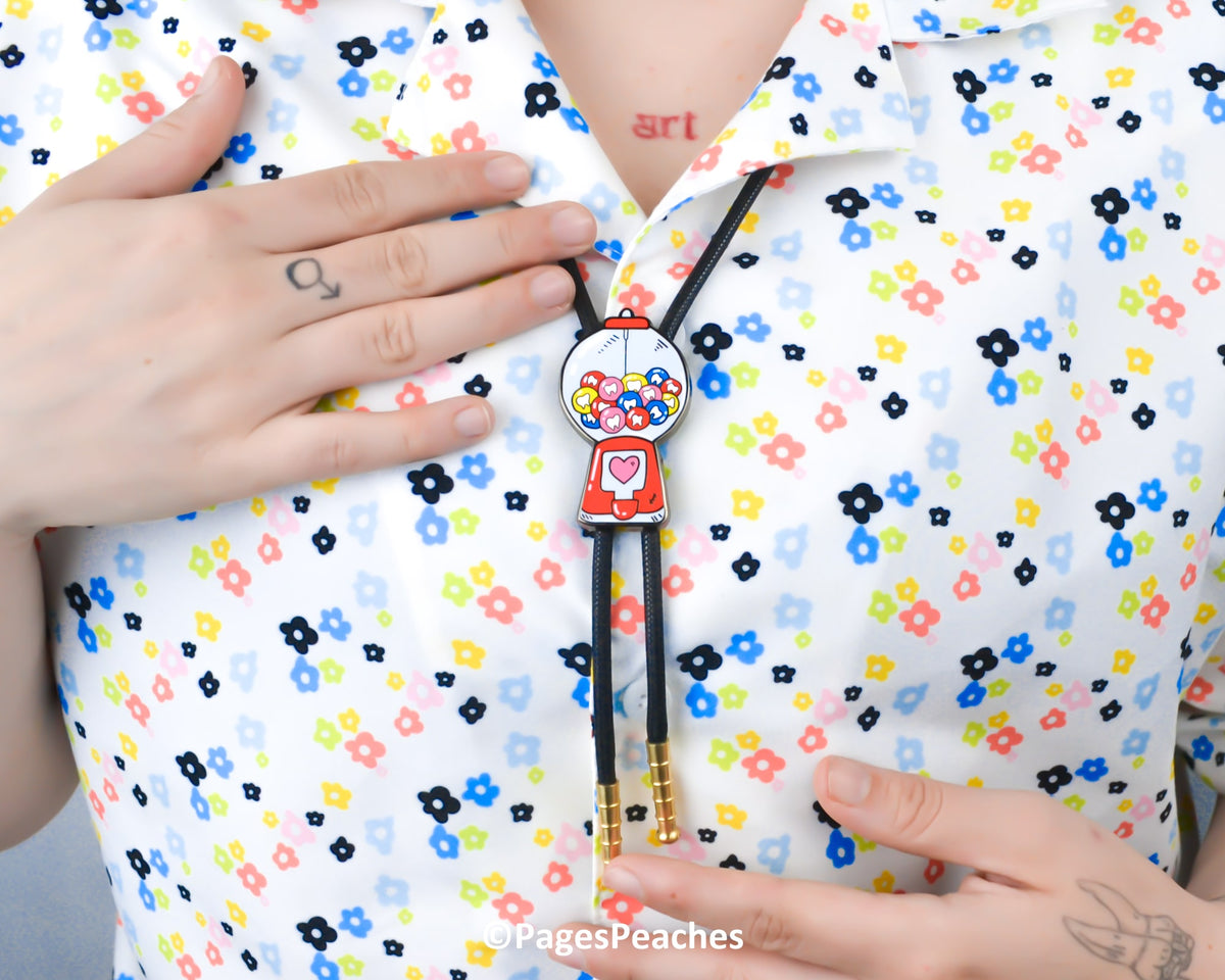 Gumball Bolo Tie