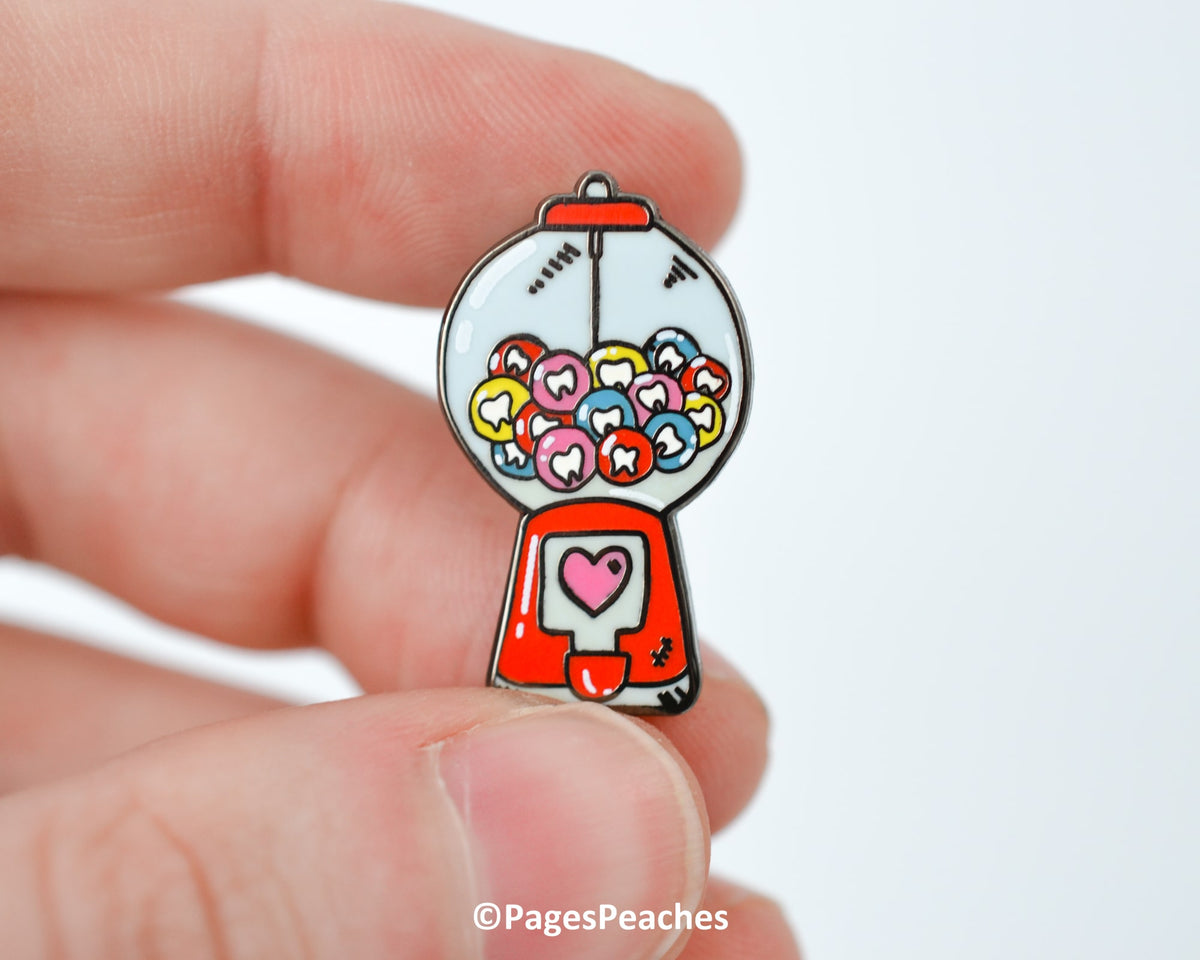 Mini Hard Enamel Gumball Pin
